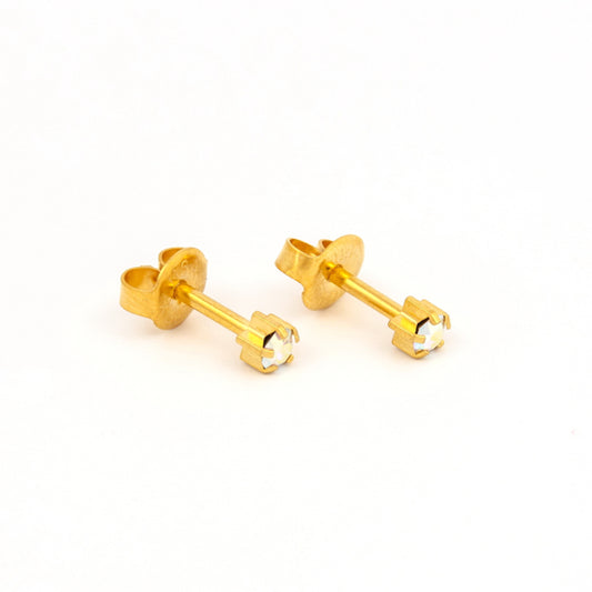 Studex Pr-L115Y Large Tiffany Crystal Earring Studs