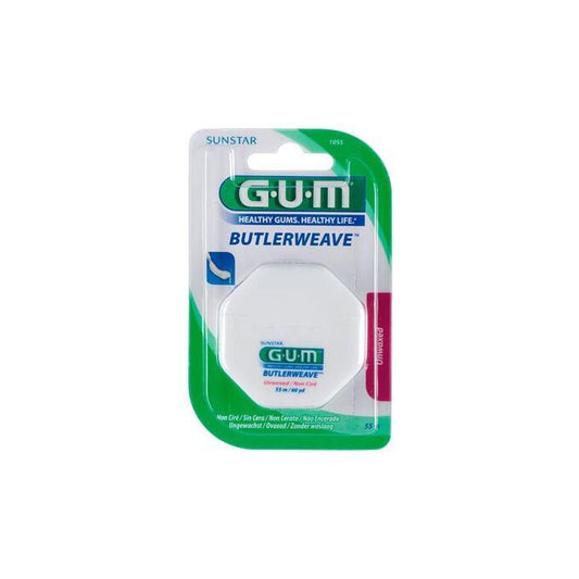 Gum Dental Unwaxed Floss, 55m