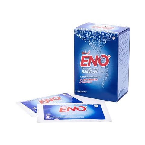 Eno Fruit Salt Antacid Regular Flavour 10 Sachets