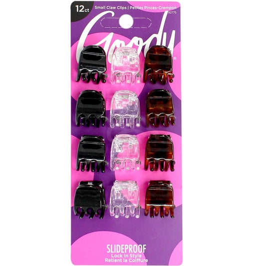 Goody Classics Small Half Claw Clip 12 Pieces