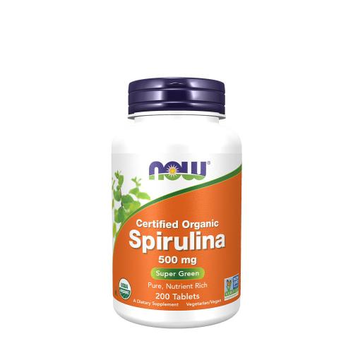 Now Organic Spirulina 500Mg, 200Tablets