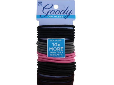 Goody 10912 Ouchless Braided Elastice, 30 Pieces