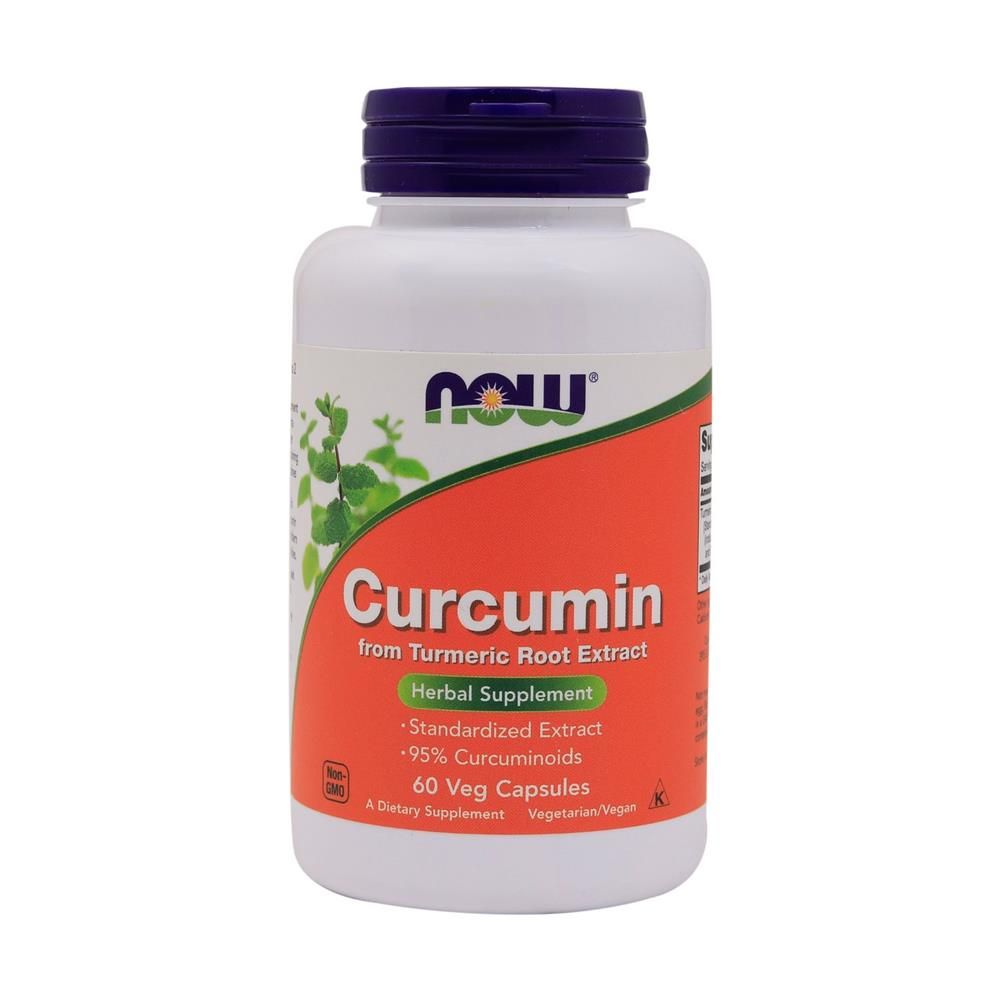 Now Curcumin Herbal Nutrition & Supplements - Gmo Free, Gluten Free, Vegan 60S Cap