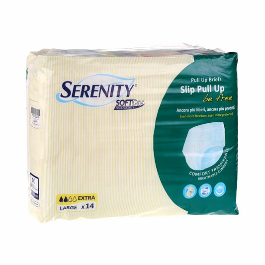 Serenity Soft Dry Slip Pull Up Be Free Adult Diapers Extra Large, 14P