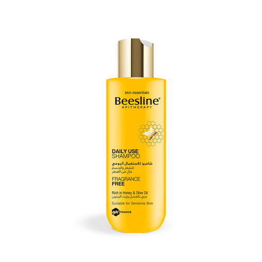 Beesline Hypoallergenic Daily Use Shampoo with Honey & Olive Oil - fragrance free 150 ml