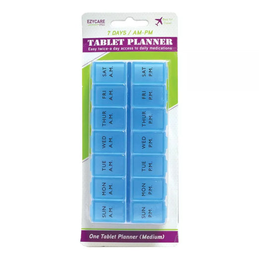 Ezycare 7 Days Am/Pm Tablet Planner Medium