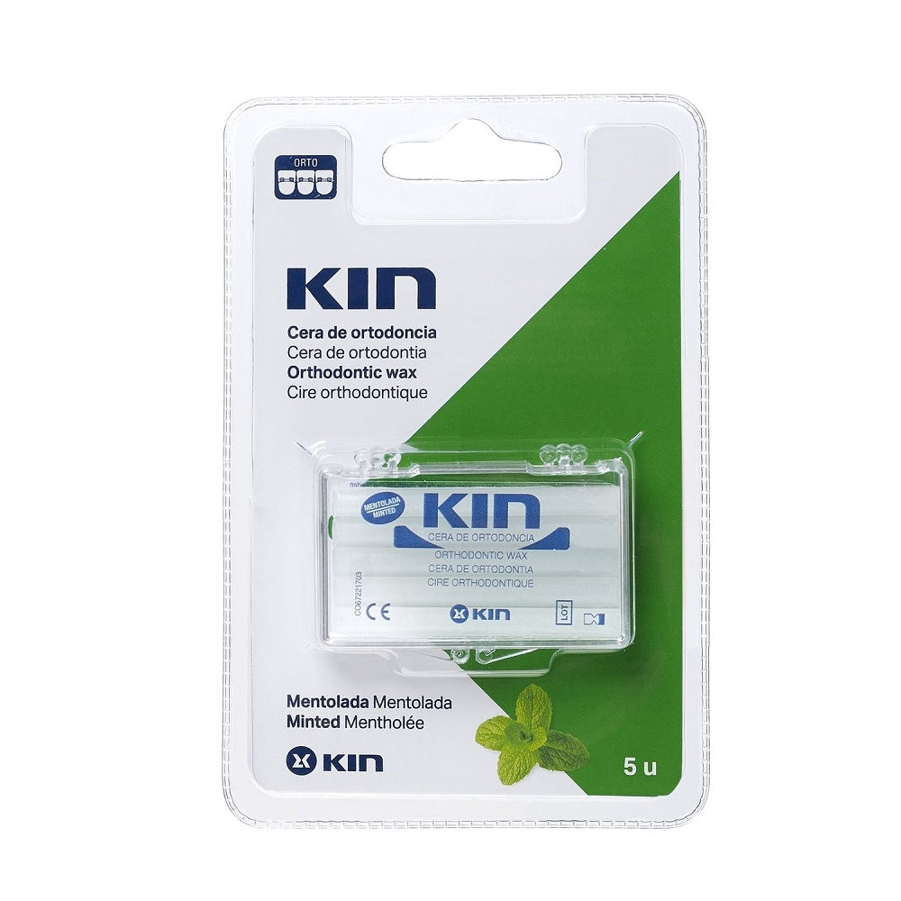 Kin Mentholated Orthodontic Wax, 5 Units