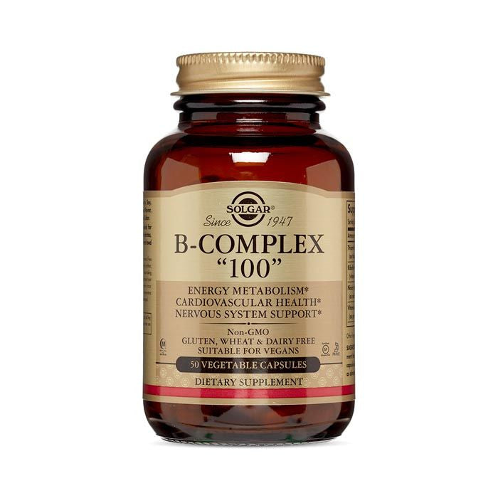 Solgar B Complex 100 Vegetable capsules 50's