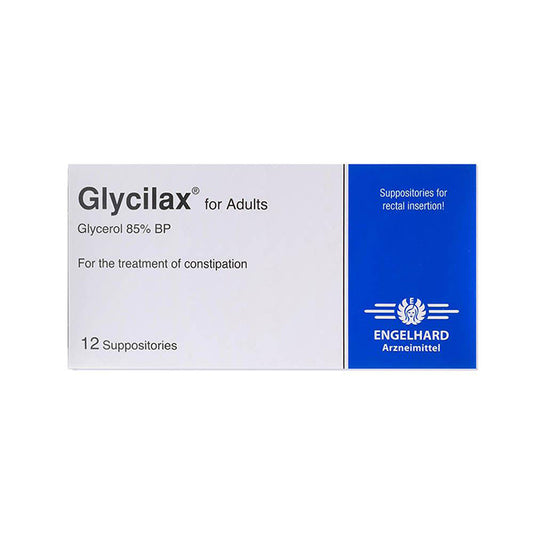 Glycilax 1g Adult Suppositories 12s