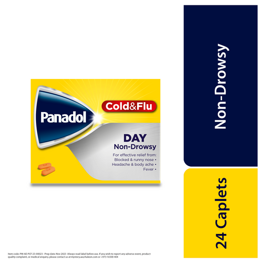 Panadol Cold & Flu Day, Non-Drowsy, 24 Tablets