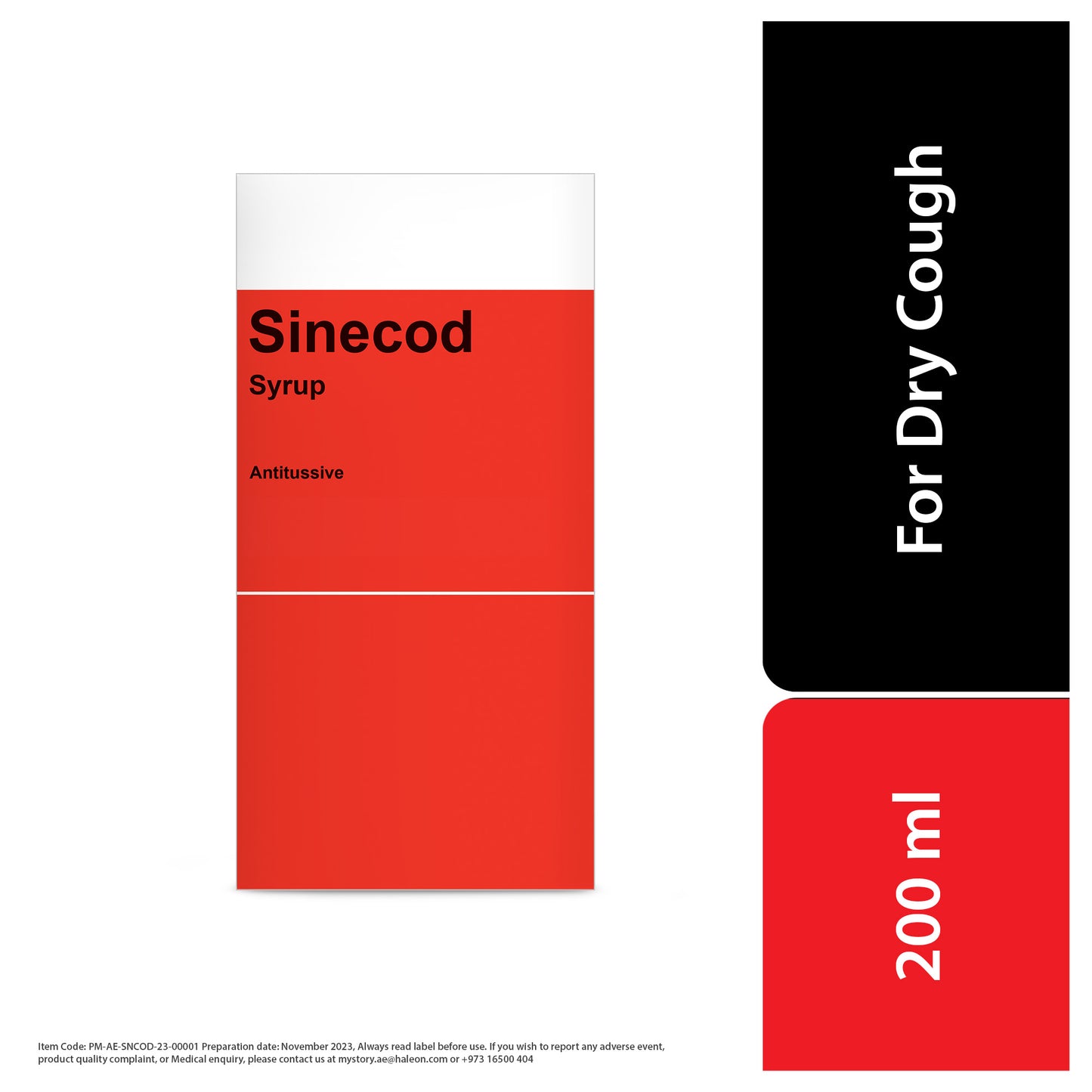 Sinecod  Syrup- For Dry Cough  200ml