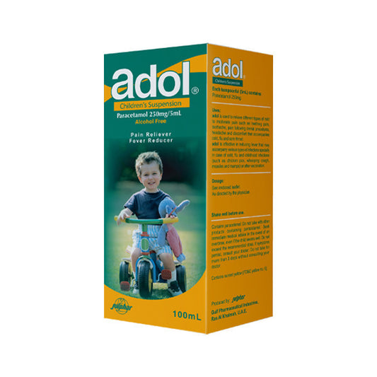 Adol 250 mg/5ml Children's Suspension 100 ml Bottle