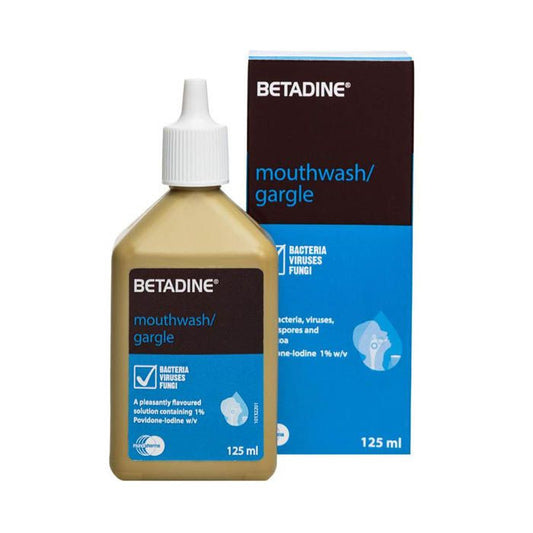 Betadine Mouthwash And Gargle 125 ml