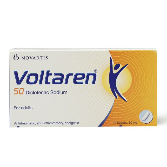 Voltaren 50mg Suppositories, 2x5 Pieces