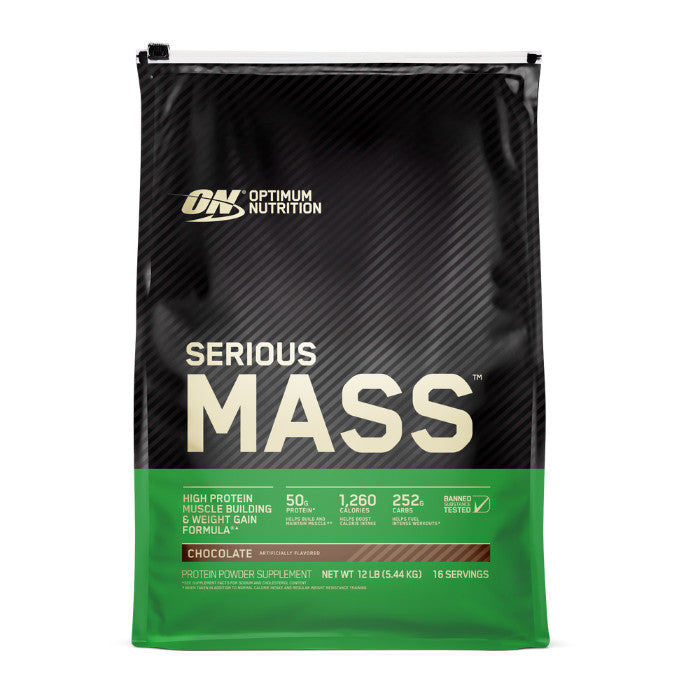 Optimum Nutrition Serious Mass Chocolate 12 Lb