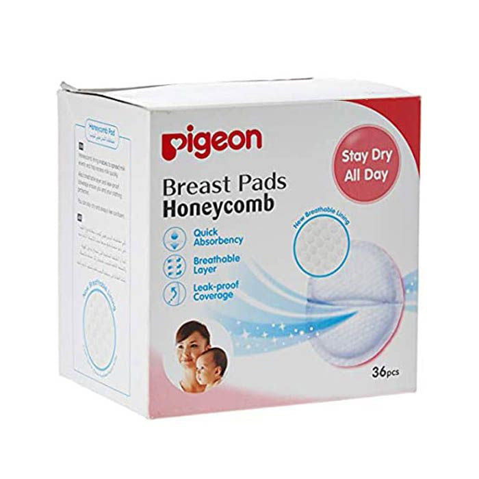 Pigeon Breast Pads Honeycomb  36 Pcs