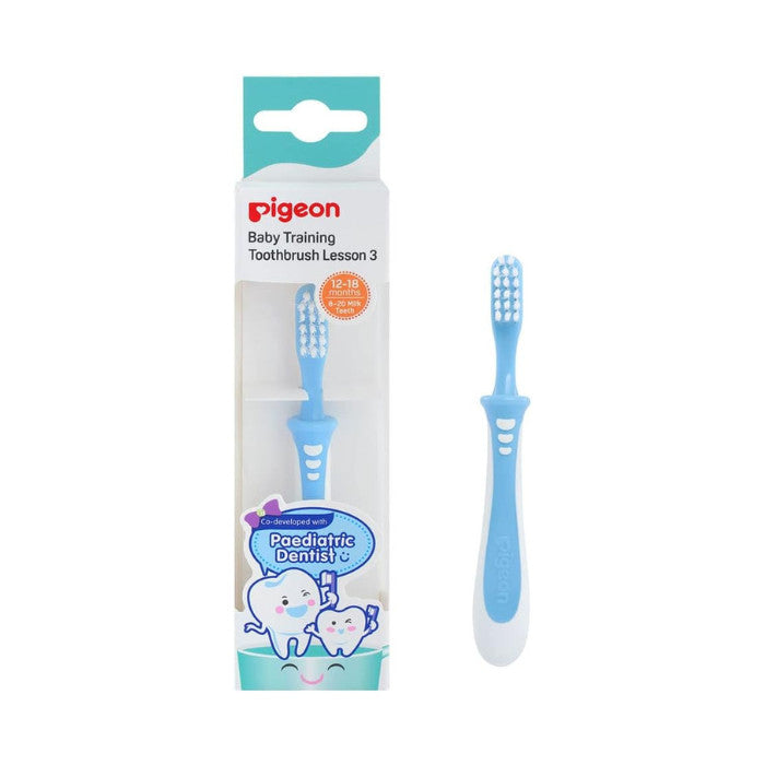 Pigeon Training Toothbrush Lesson 3 Blue