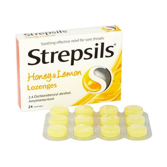 Strepsils Extra Honey & Lemon Lozenges 24s