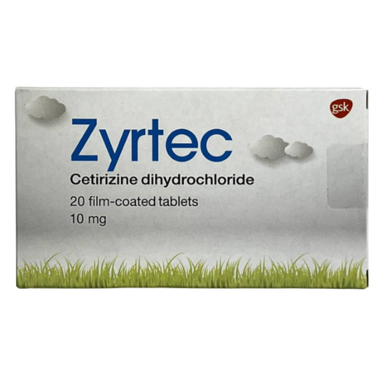 Zyrtec 10mg Tab 20s