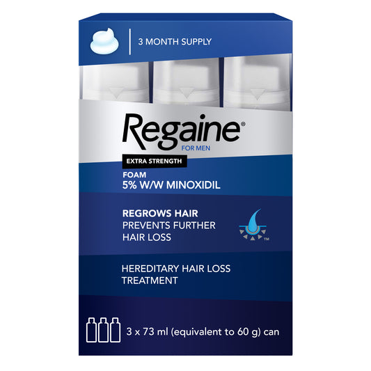 Regaine Men Foam 5% 60's Triple Pack