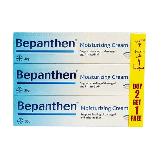 Bepanthen 5% Moisturizing Cream, 30g (2+1 Free)