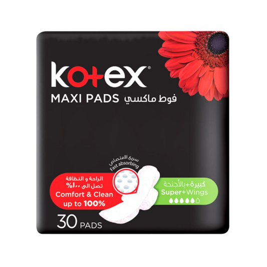 Kotex Maxi Pads Slim Super With Wings coco 30's