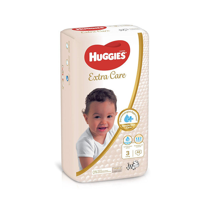 Huggies Superflex Extra Care Economy Size 3 42's