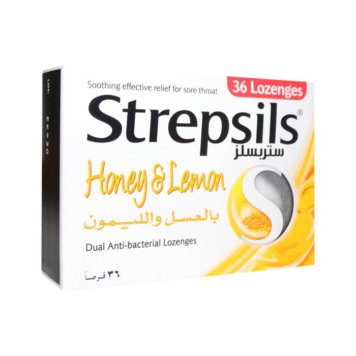 Strepsils Honey & Lemon Lozenges 36's