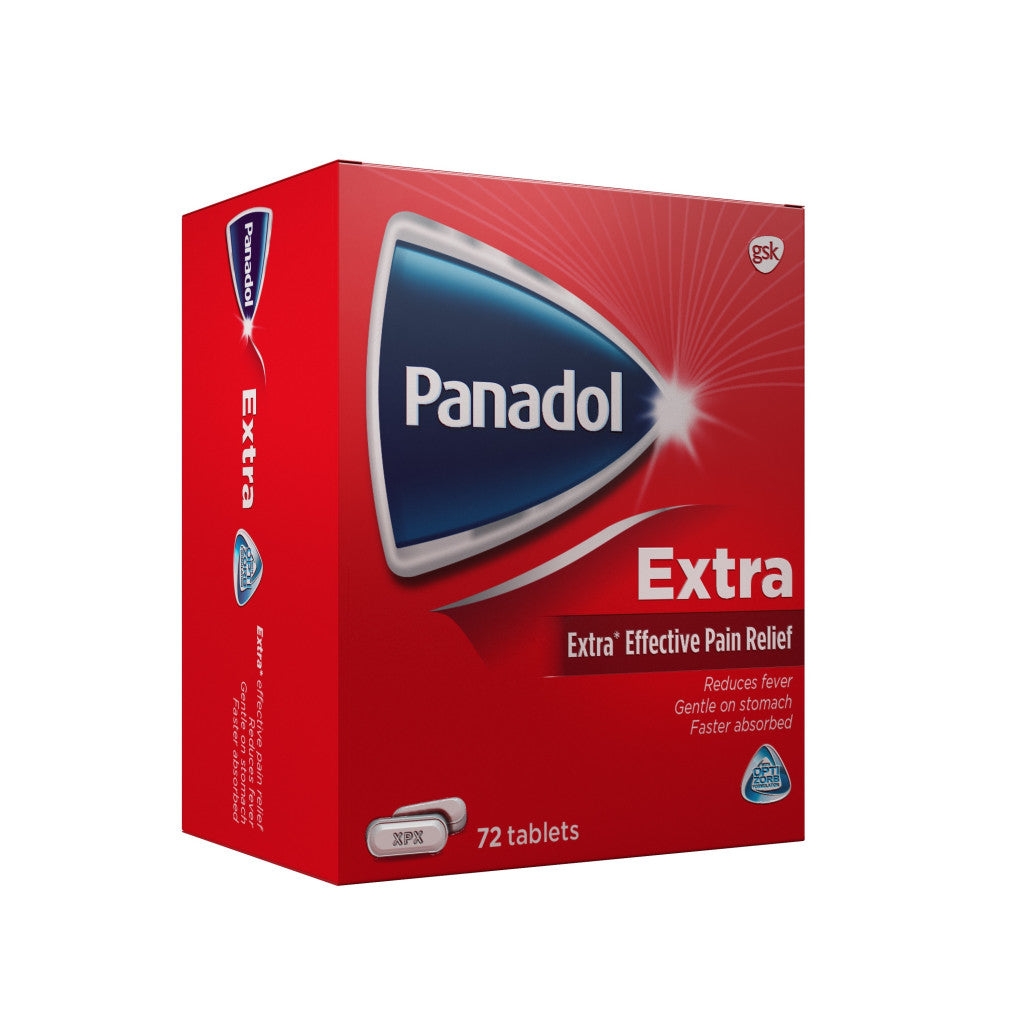 Panadol Extra with Optizorb, 72 Tablets