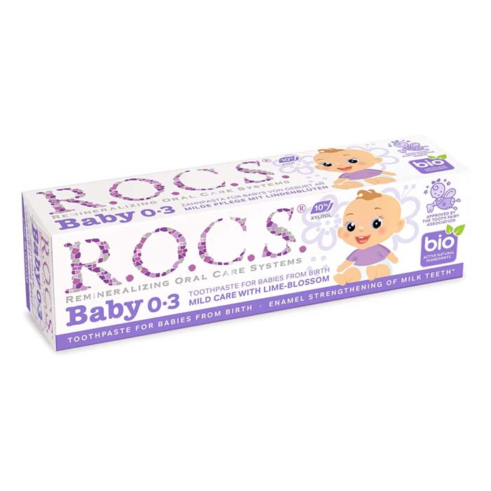 Rocs Baby Mild Care With Lime Blossom Tooth Paste 35 Ml (0-3 M)