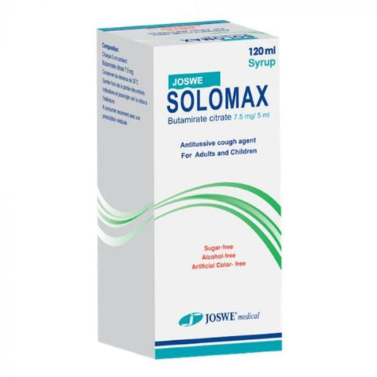 Solomax 7.5mg/Ml Syrup 120ml Bottle