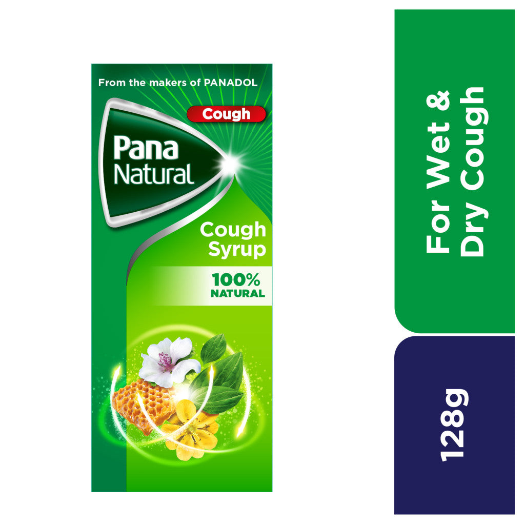 Pana Natural Syrup For Wet & Dry Cough, 128g