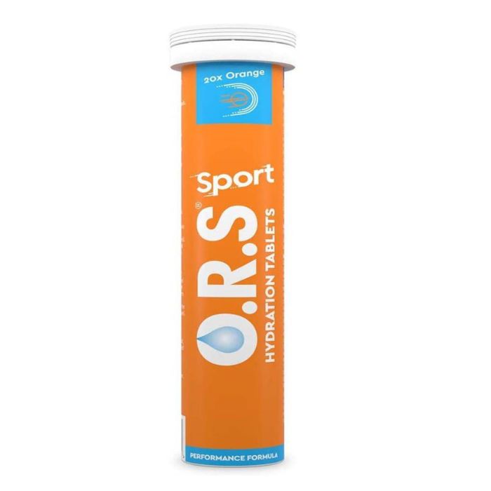 ORS Sport Hydration Soluble Tablet 20's Orange