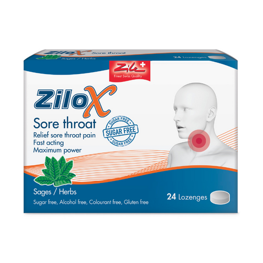 Zilox Sore Throat Lozenges 24s