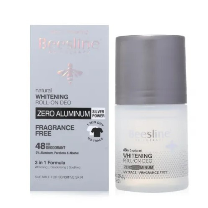 Beesline Whitening Roll-On Deo Zero Aluminum Fragrance Free 70 ml