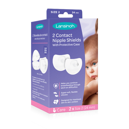 Lansinoh Contact Nipple Shields 24mm 2s