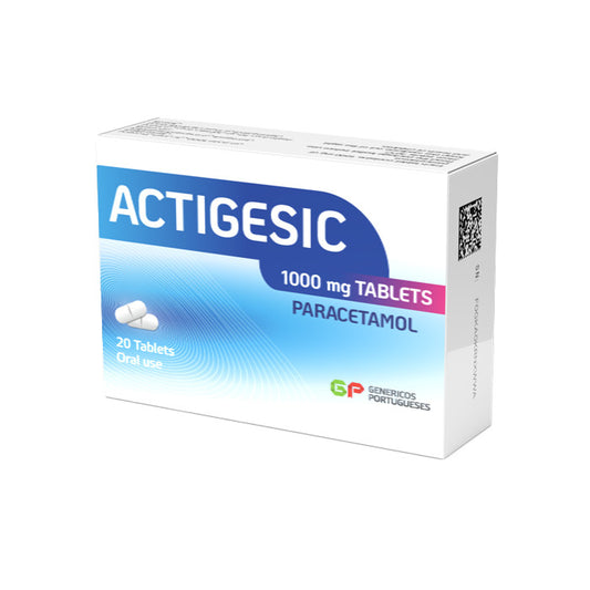 Actigesic 1000mg Tab 20s (10s Blister X 2)