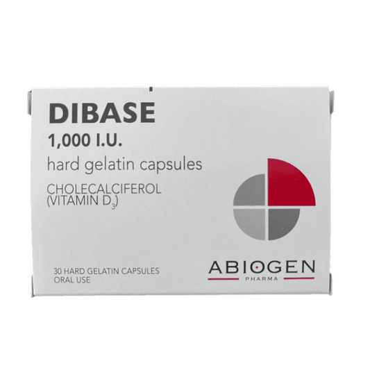 Dibase 1000 IU Vitamin D3 Capsules 30s