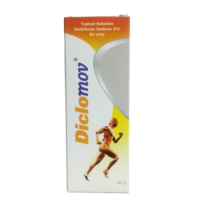 Diclomov 2% Topical Solution Spray 30g