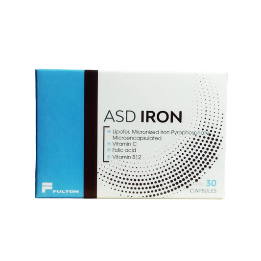 ASD Iron Hard Gelatin Capsules 30s