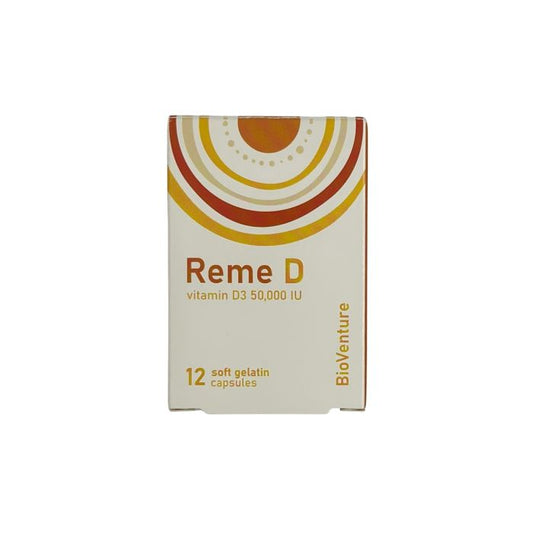 Reme D Vitamin D3 50000 Iu Capsules, 12 Count