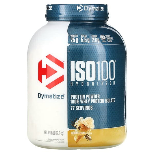 Dymatize ISO100 Hydrolyzed Gourmet Vanilla 5lb