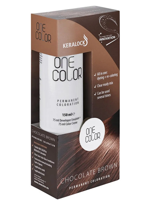 Keralock One Color Chocolate Brown, 150ml