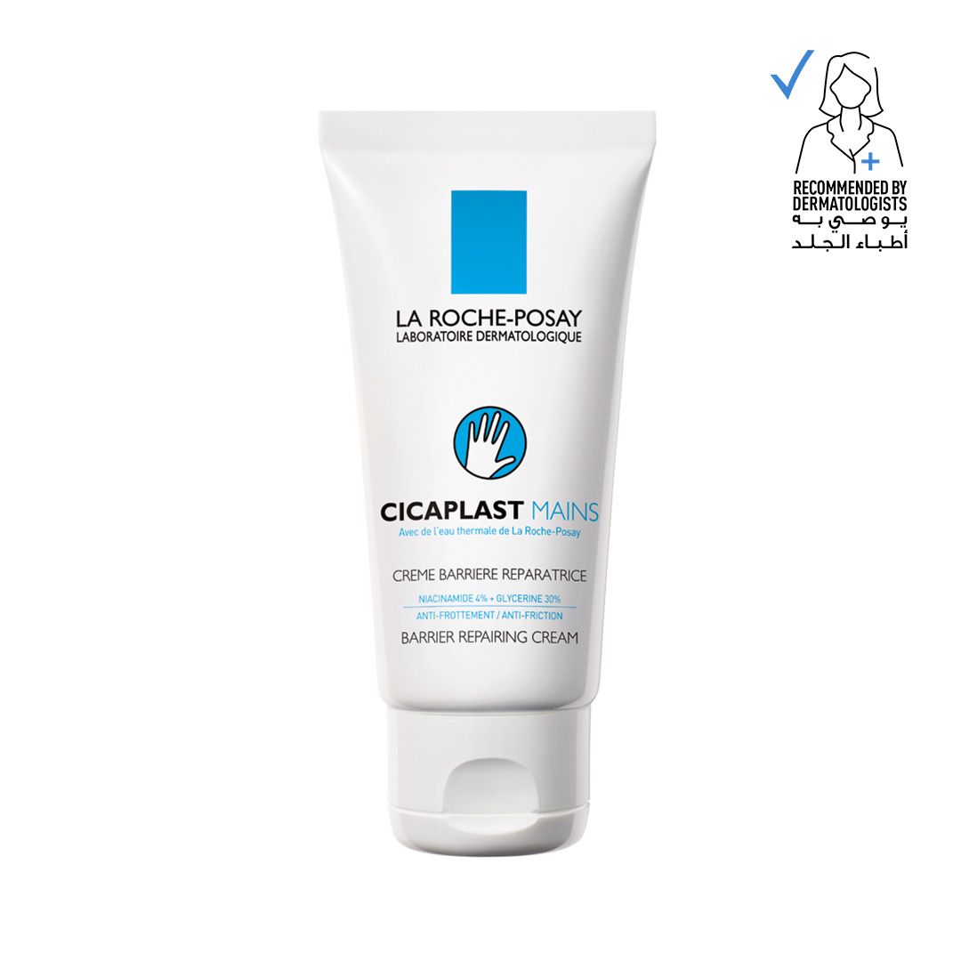 La Roche-Posay Cicaplast Mains Moisturiser for Dry and Damaged Hands, 50ml