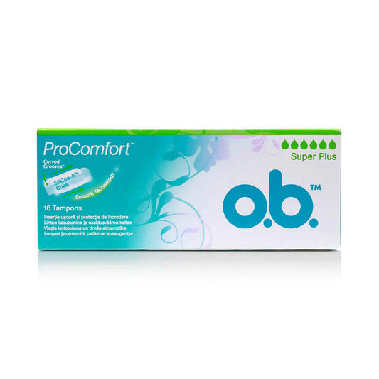 Ob Super Plus Tampons, Pack of 16