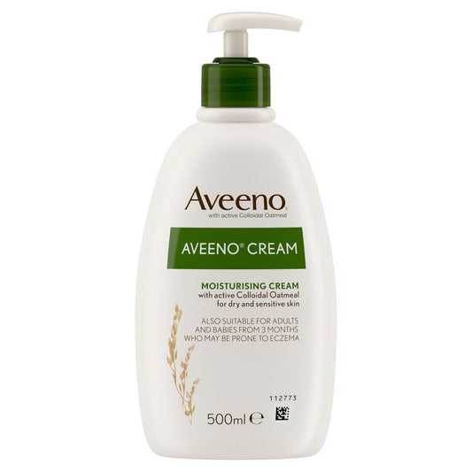 Aveeno Moisturizing Body Cream For Dry, Sensitive & Eczema Prone Skin, 500ml