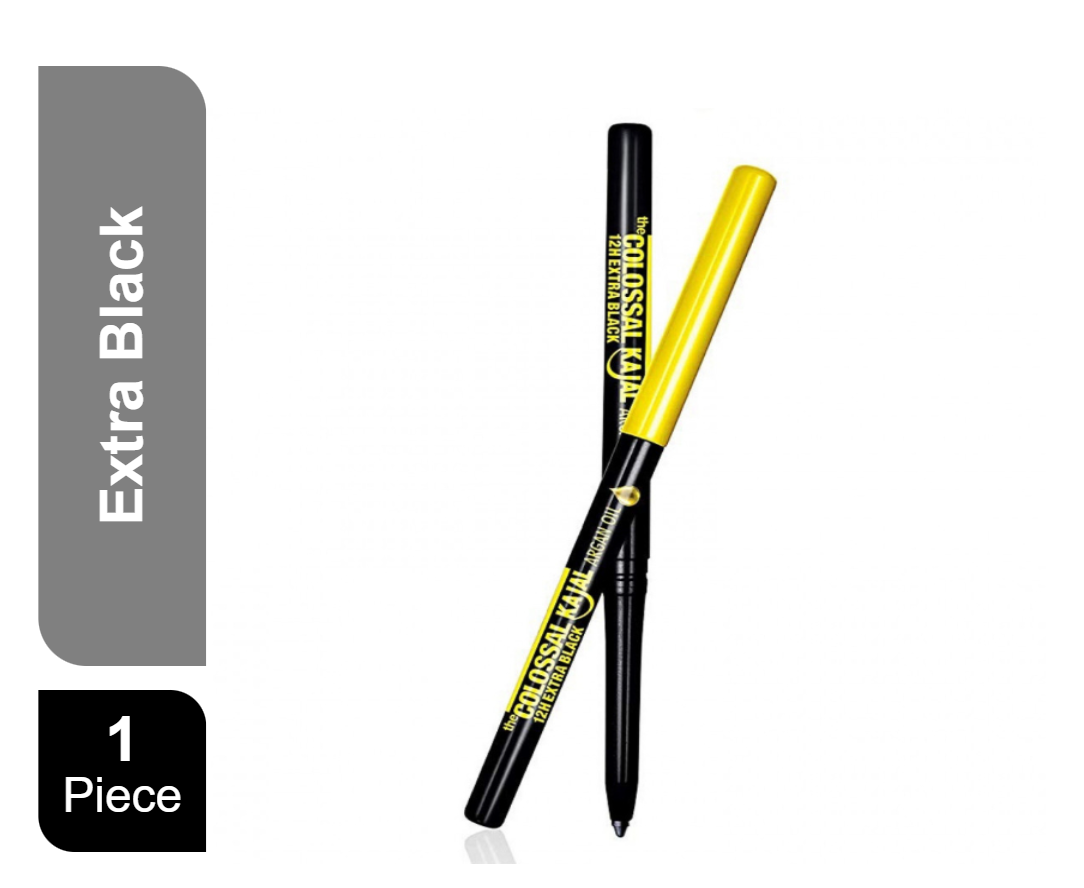 Maybelline New York Colossal Kajal Argan Oil Eyeliner - 02 Extra Black