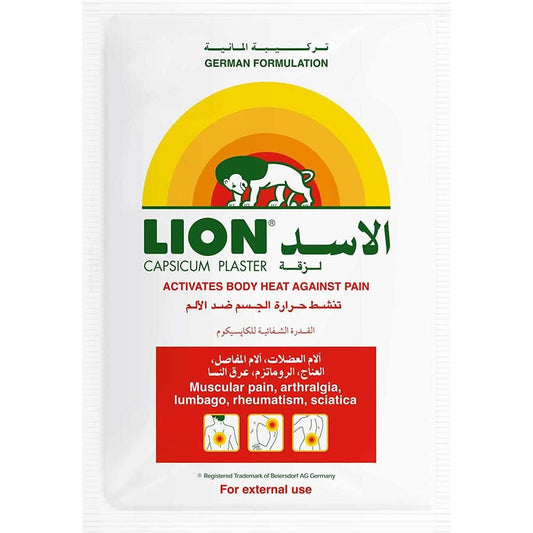 Lion Capsicum Plaster, 72 Pieces