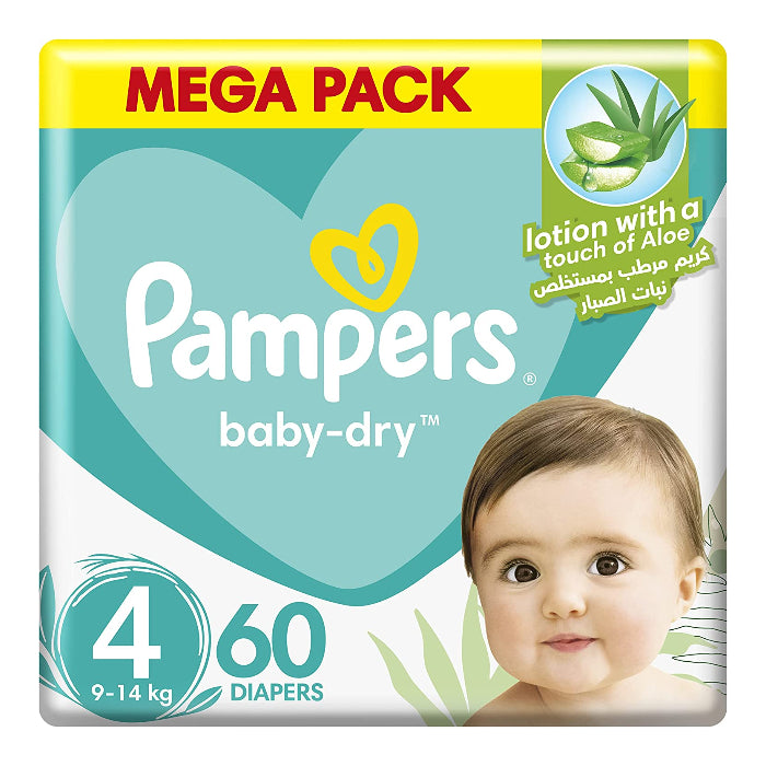 Pampers Active Baby Size 4 Junior Pack 60's