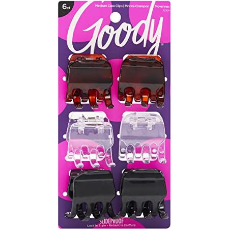 Goody Classics Half Claw Clip 6 Pieces